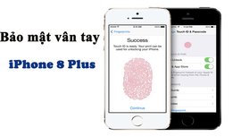 Cách thiết lập bảo mật bằng vân tay trên iPhone 8 Plus