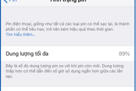 Pin iPhone chai bao nhiêu % thì thay? Bảng giá thay Pin iPhone