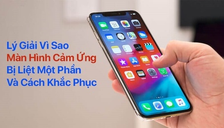 Lý giải vì sao màn hình cảm ứng bị liệt một phần và cách khắc phục