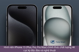 Hình nền iPhone 15 (Plus, Pro, Pro Max) chính thức chất lượng 4K cực kỳ độc đáo và nghệ thuật