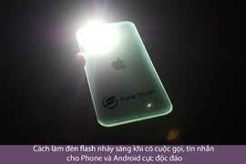 Cách bật, tắt đèn flash khi có cuộc gọi đến, tin nhắn trên điện thoại iPhone và Android
