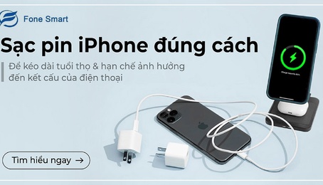 Khi tậu iPhone mới về liệu bạn đã nắm được cách sạc pin iPhone đúng cách chưa?
