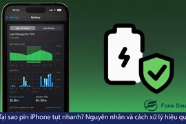 Nguyên nhân và cách khắc phục pin iPhone tụt nhanh