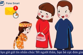 Cách hẹn giờ gửi tin nhắn chúc Tết người thân, bạn bè