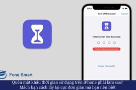 Quên mật khẩu thời gian sử dụng trên iPhone phải làm sao?