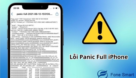Lỗi Panic Full iPhone là gì? Cách sửa lỗi nhanh chóng hiệu quả tại nhà