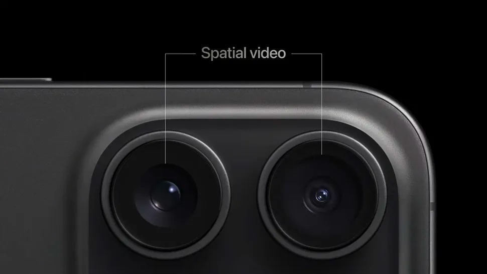 iPhone 15 Pro Max sẽ sớm có thể quay video không gian ba chiều. Ảnh: Apple.com