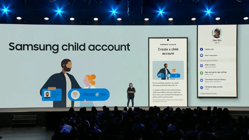 Samsung Child Account giúp tạo lập môi trường an toàn cho các bé