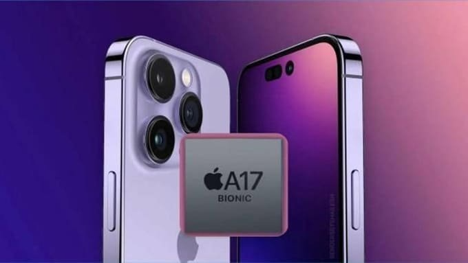 Chip Apple A17 Bionic trên iPhone 15