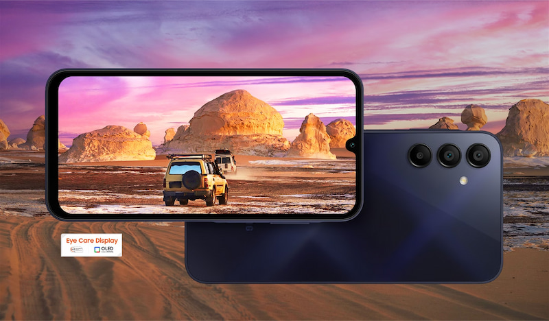Samsung Galaxy A15 sở hữu màn hình chất lượng sắc nét