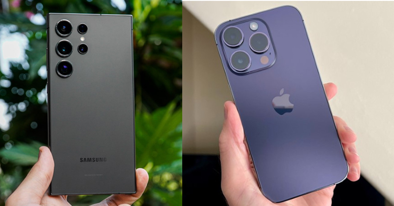 So sánh Galaxy S24 Ultra và iPhone 14 Pro Max về thời lượng pin