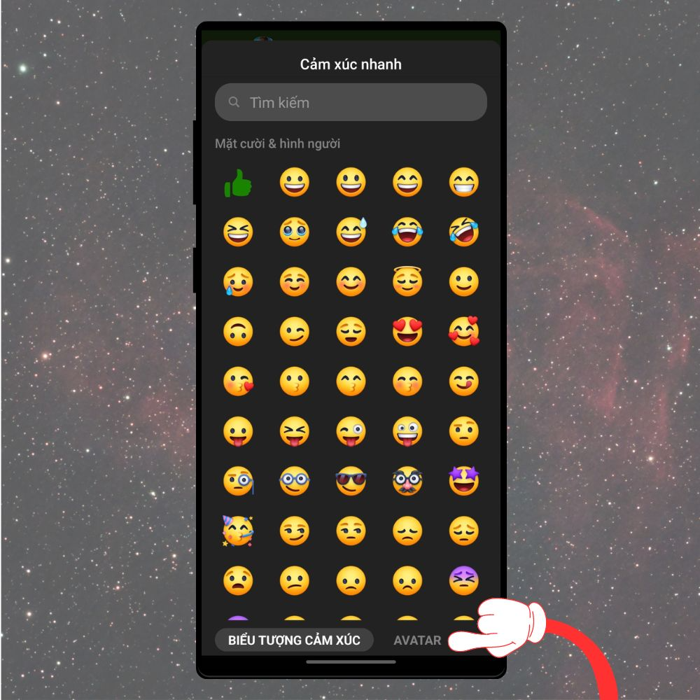 Cách đổi icon cảm xúc nhanh thành avatar trên Messenger 3