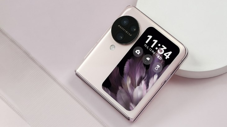 OPPO Find N3 Flip 5G Hồng là mẫu smartphone màn hình gập thế hệ mới của OPPO